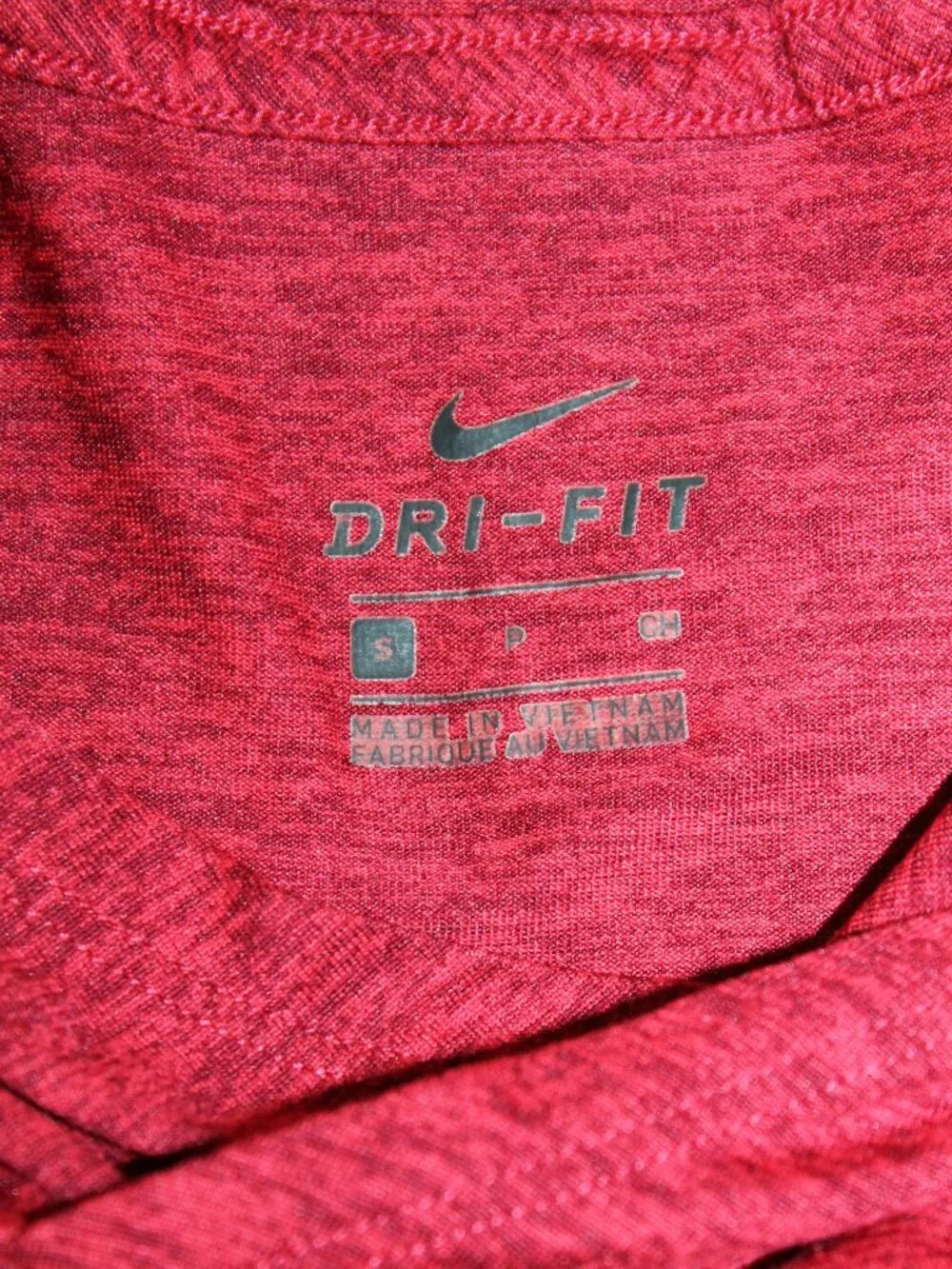 Nike Womens Red Dri-Fit Legend Long Sleeve Training/Running Hoodie Size S